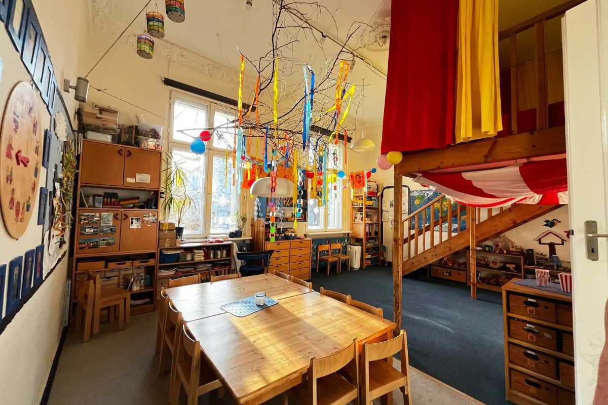 Eltern und Kinder beim gemeinsamen Aktivsamstag